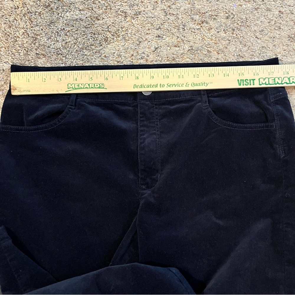 J. Jill Black Corduroy Straight Leg Pants - Picture 9 of 9